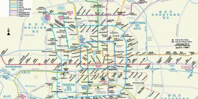 Peking karta podzemne željeznice