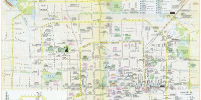 U centru grada Pekinga karti
