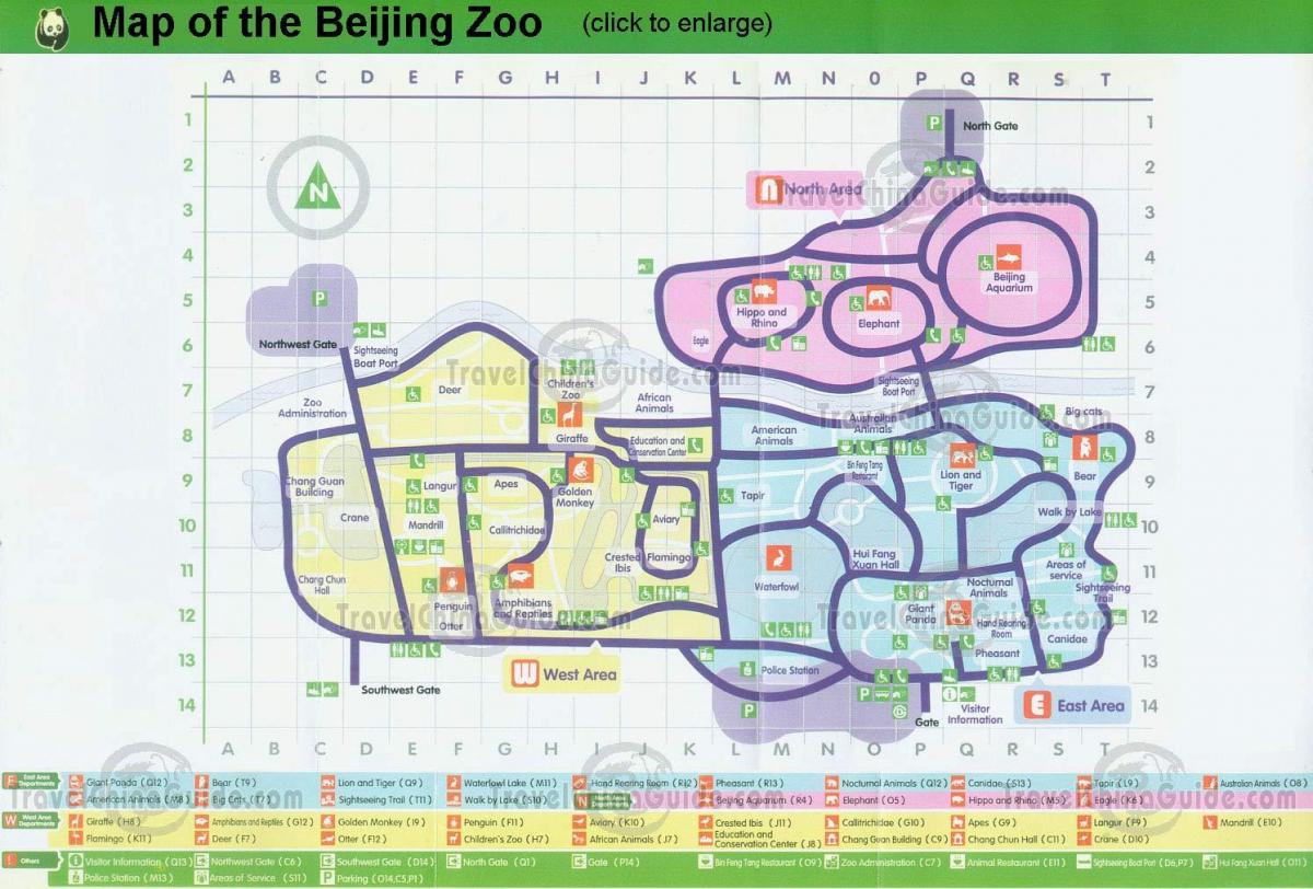karta Peking zoo