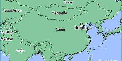 Mapa Kine pokazuje Peking